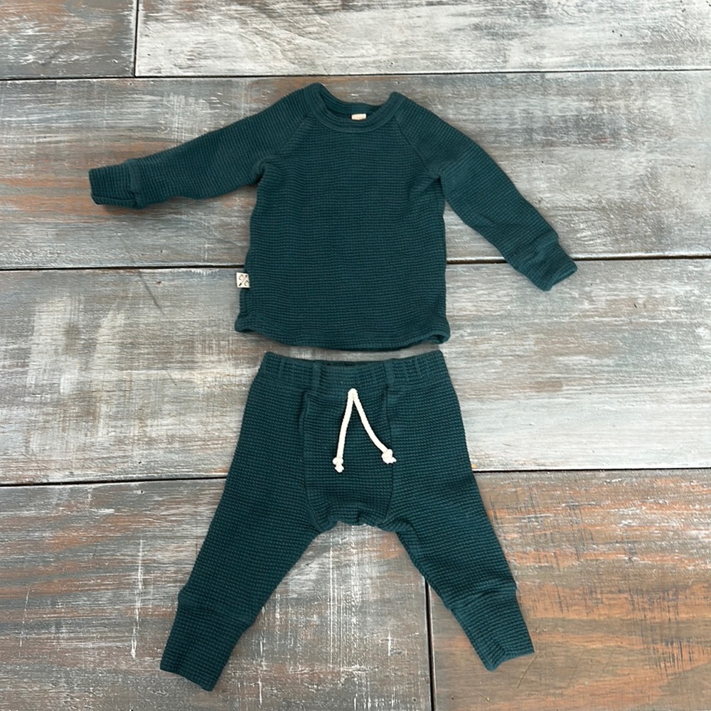 Childhoods Clothing waffle knit night set